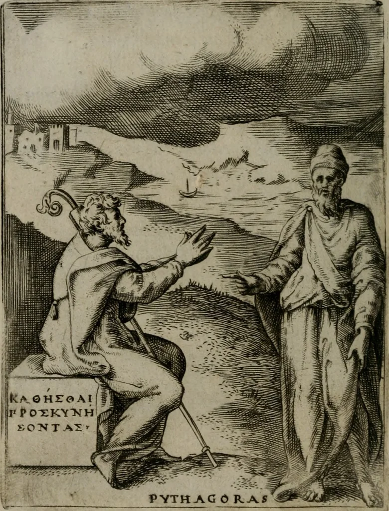 An illustration from Achillis Bocchii Bonon. Symbolicarum quaestionum, de vniuerso genere, quas serio ludebat, libri quinque, 1574, leaf 213