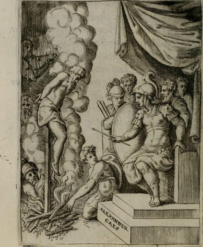 An illustration from Achillis Bocchii Bonon. Symbolicarum quaestionum, de vniuerso genere, quas serio ludebat, libri quinque, 1574, leaf 233