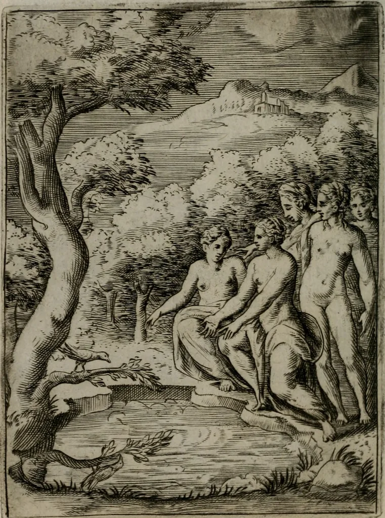 An illustration from Achillis Bocchii Bonon. Symbolicarum quaestionum, de vniuerso genere, quas serio ludebat, libri quinque, 1574, leaf 237