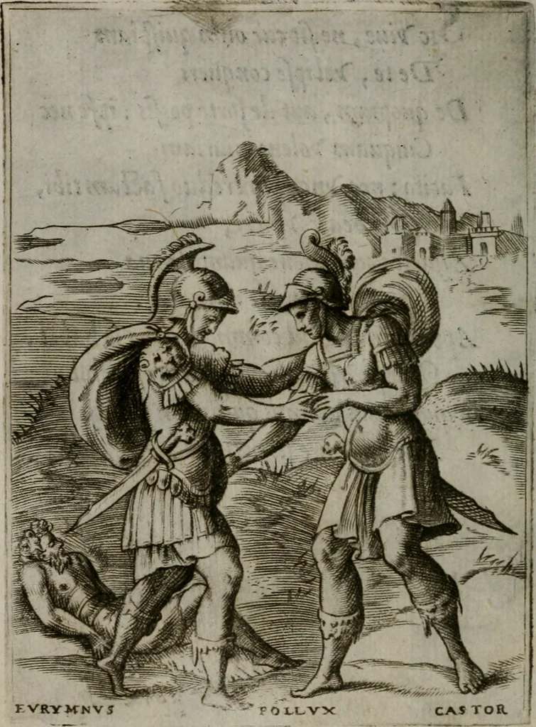 An illustration from Achillis Bocchii Bonon. Symbolicarum quaestionum, de vniuerso genere, quas serio ludebat, libri quinque, 1574, leaf 265