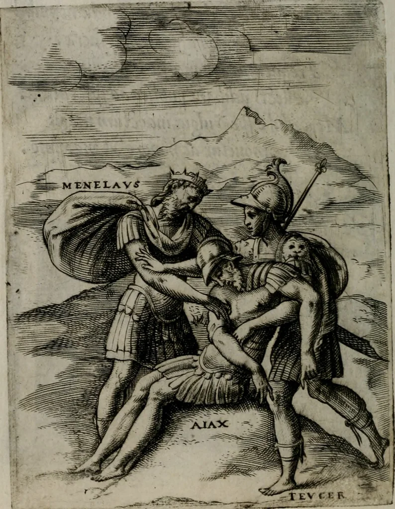 An illustration from Achillis Bocchii Bonon. Symbolicarum quaestionum, de vniuerso genere, quas serio ludebat, libri quinque, 1574, leaf 275