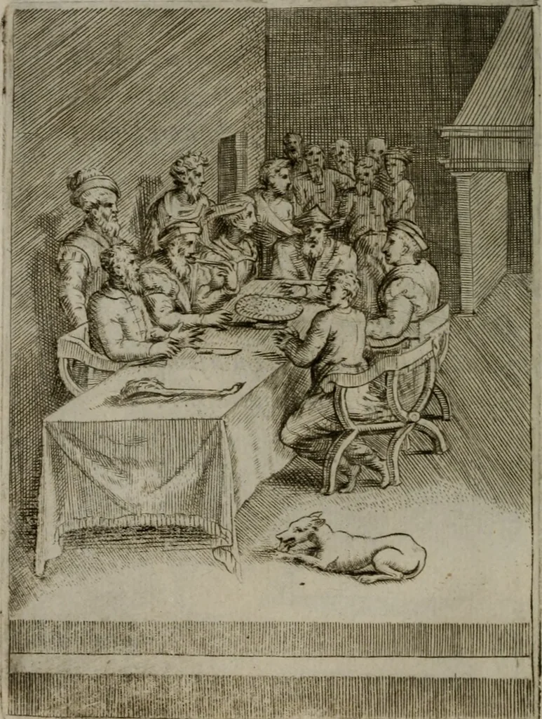 An illustration from Achillis Bocchii Bonon. Symbolicarum quaestionum, de vniuerso genere, quas serio ludebat, libri quinque, 1574, leaf 299
