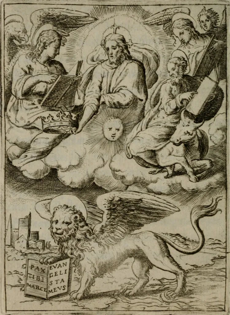 An illustration from Achillis Bocchii Bonon. Symbolicarum quaestionum, de vniuerso genere, quas serio ludebat, libri quinque, 1574, leaf 359