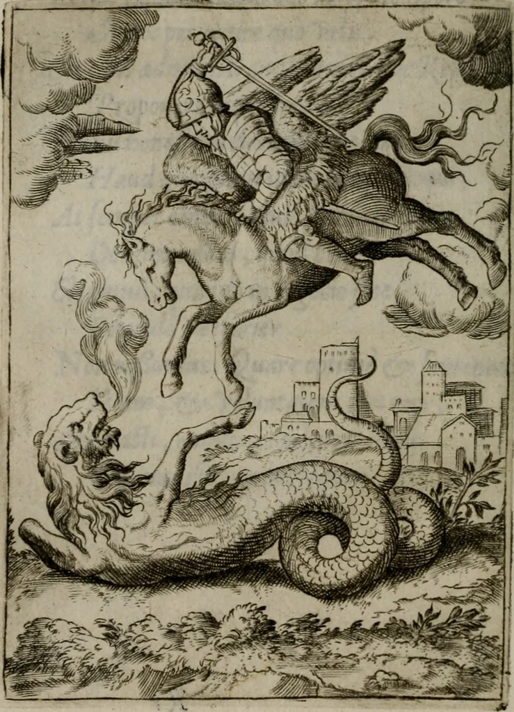An illustration from Achillis Bocchii Bonon. Symbolicarum quaestionum, de vniuerso genere, quas serio ludebat, libri quinque, 1574, leaf 365