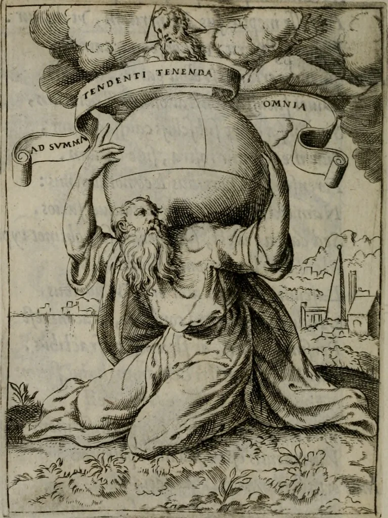An illustration from Achillis Bocchii Bonon. Symbolicarum quaestionum, de vniuerso genere, quas serio ludebat, libri quinque, 1574, leaf 367
