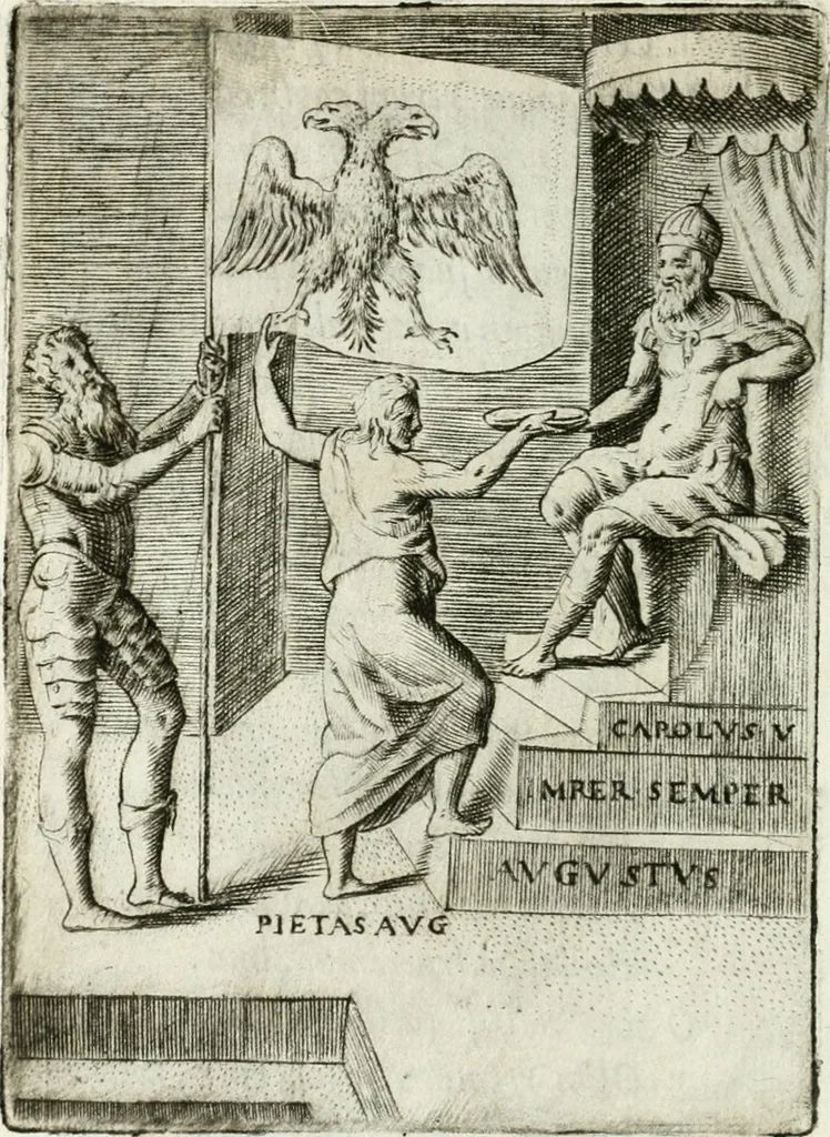 An illustration from Achillis Bocchii bonon. Symbolicarvm qvaestionvm de vniuerso genere, quas serio ludebat, libri qvinqve, 1574, leaf 101