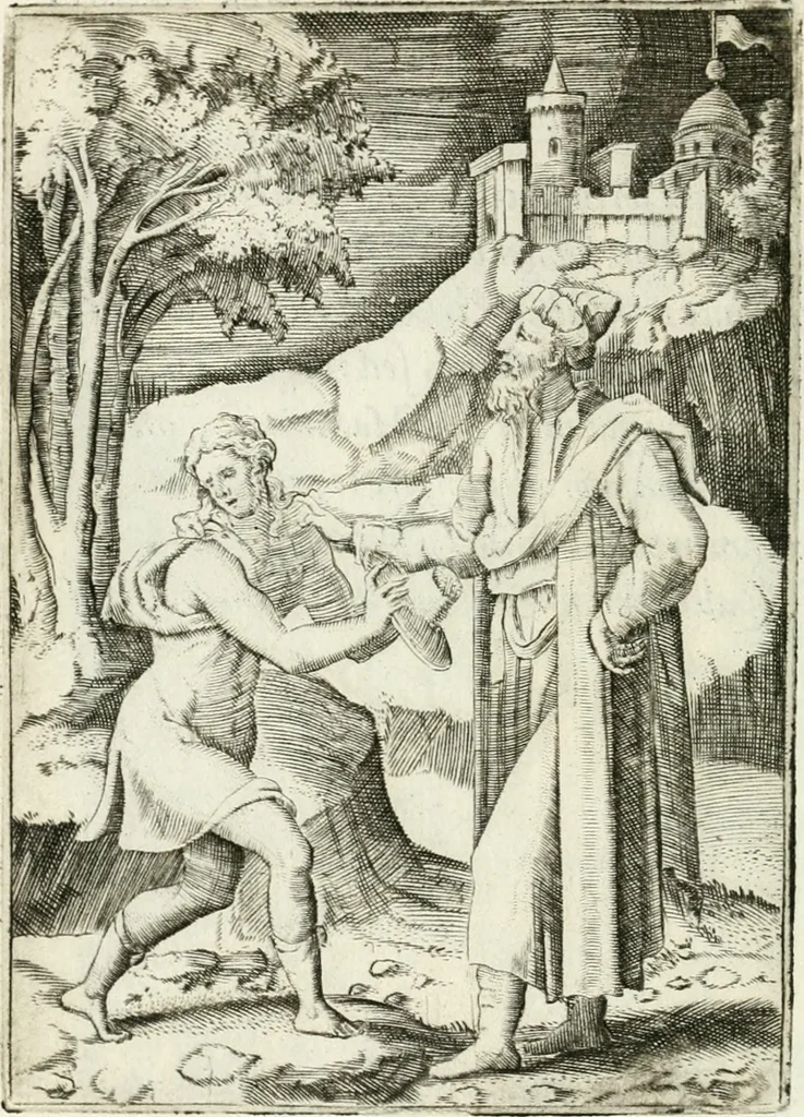 An illustration from Achillis Bocchii bonon. Symbolicarvm qvaestionvm de vniuerso genere, quas serio ludebat, libri qvinqve, 1574, leaf 109