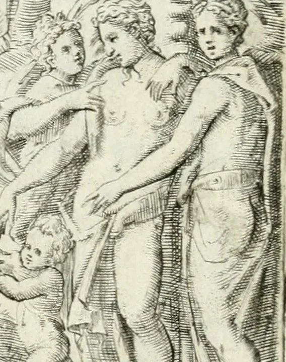An illustration from Achillis Bocchii bonon. Symbolicarvm qvaestionvm de vniuerso genere, quas serio ludebat, libri qvinqve, 1574, leaf 225