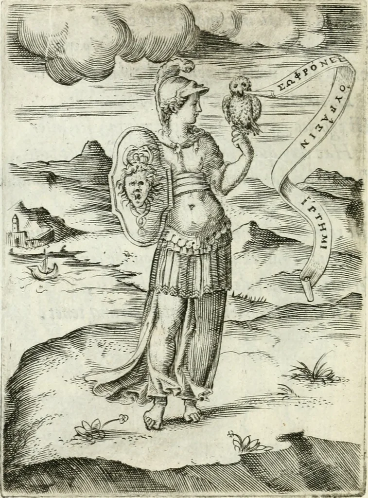 An illustration from Achillis Bocchii bonon. Symbolicarvm qvaestionvm de vniuerso genere, quas serio ludebat, libri qvinqve, 1574, leaf 231