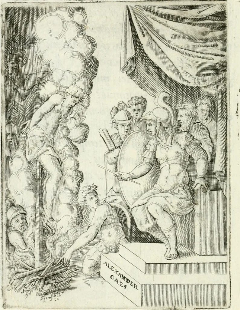 An illustration from Achillis Bocchii bonon. Symbolicarvm qvaestionvm de vniuerso genere, quas serio ludebat, libri qvinqve, 1574, leaf 237