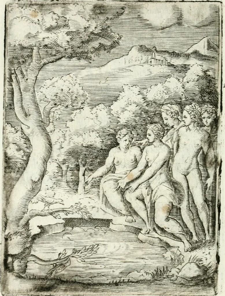An illustration from Achillis Bocchii bonon. Symbolicarvm qvaestionvm de vniuerso genere, quas serio ludebat, libri qvinqve, 1574, leaf 241