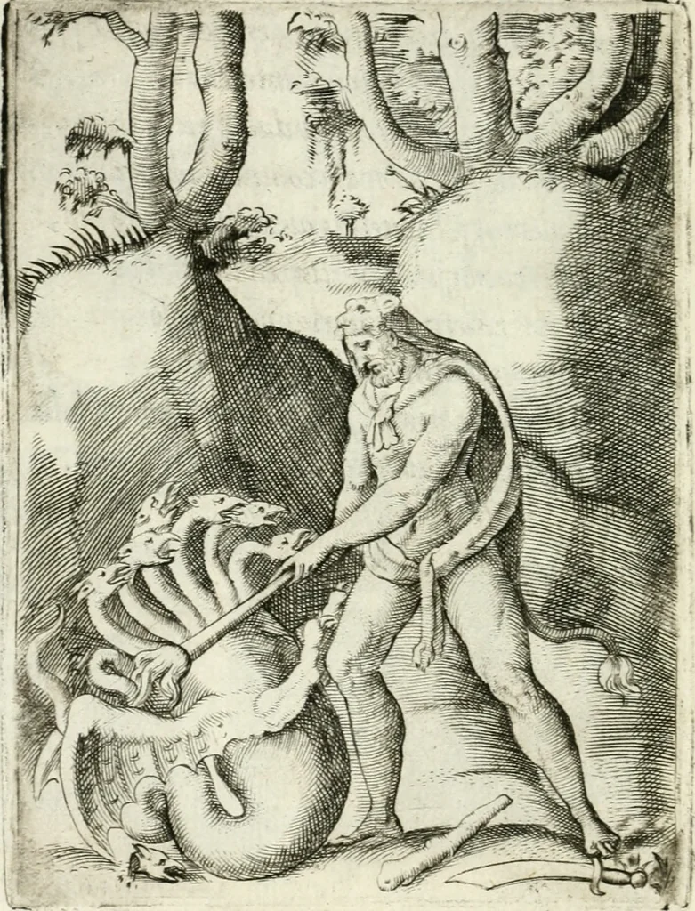 An illustration from Achillis Bocchii bonon. Symbolicarvm qvaestionvm de vniuerso genere, quas serio ludebat, libri qvinqve, 1574, leaf 249