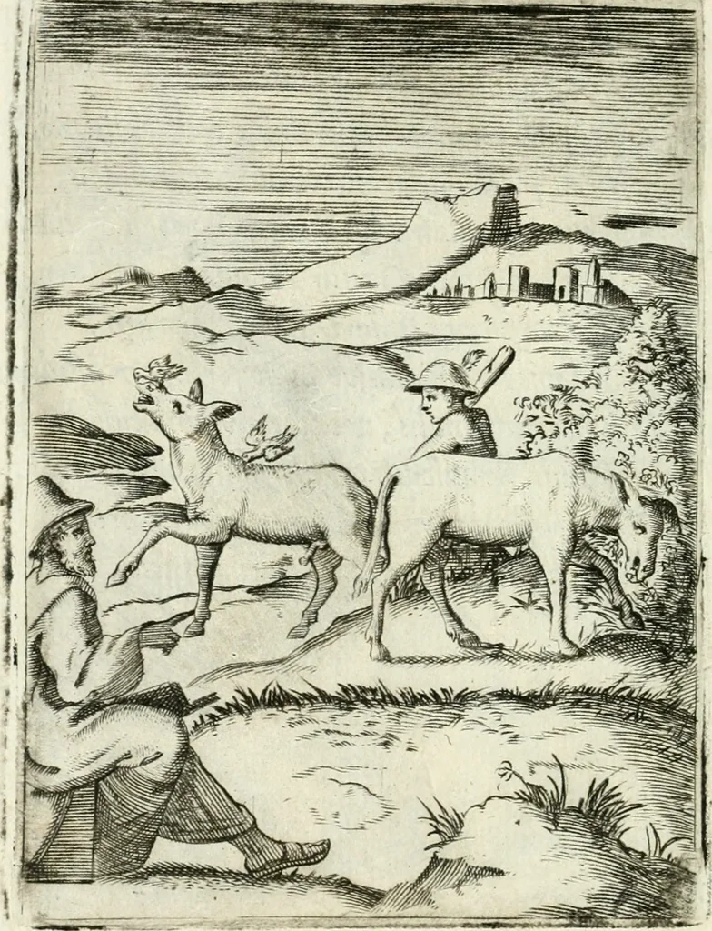 An illustration from Achillis Bocchii bonon. Symbolicarvm qvaestionvm de vniuerso genere, quas serio ludebat, libri qvinqve, 1574, leaf 251