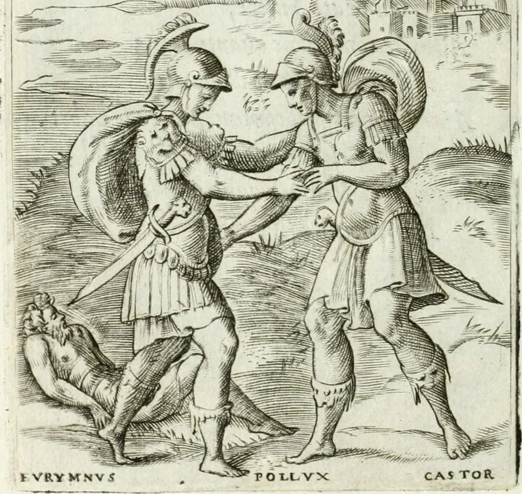An illustration from Achillis Bocchii bonon. Symbolicarvm qvaestionvm de vniuerso genere, quas serio ludebat, libri qvinqve, 1574, leaf 269