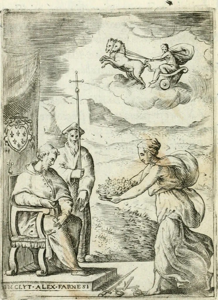 An illustration from Achillis Bocchii bonon. Symbolicarvm qvaestionvm de vniuerso genere, quas serio ludebat, libri qvinqve, 1574, leaf 273