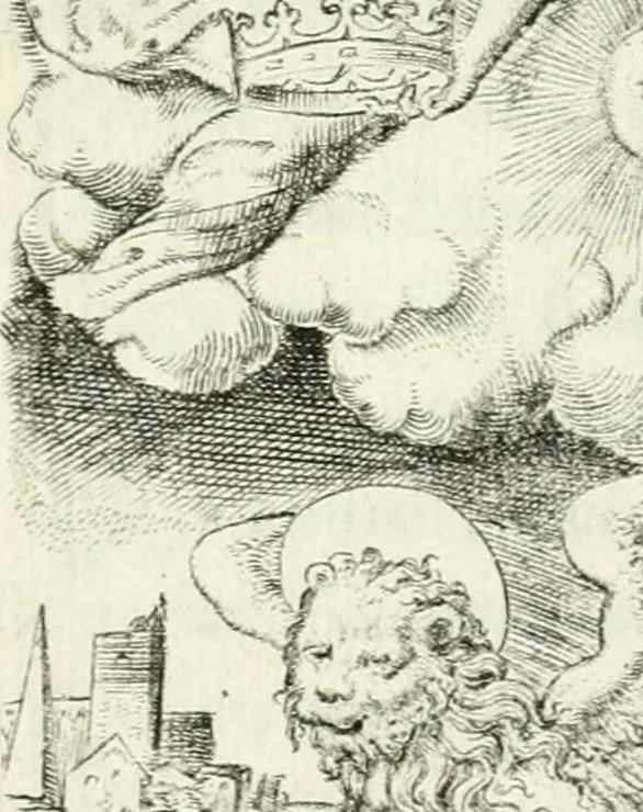 An illustration from Achillis Bocchii bonon. Symbolicarvm qvaestionvm de vniuerso genere, quas serio ludebat, libri qvinqve, 1574, leaf 363