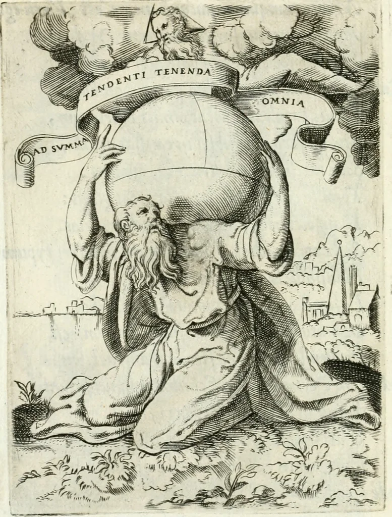 An illustration from Achillis Bocchii bonon. Symbolicarvm qvaestionvm de vniuerso genere, quas serio ludebat, libri qvinqve, 1574, leaf 371