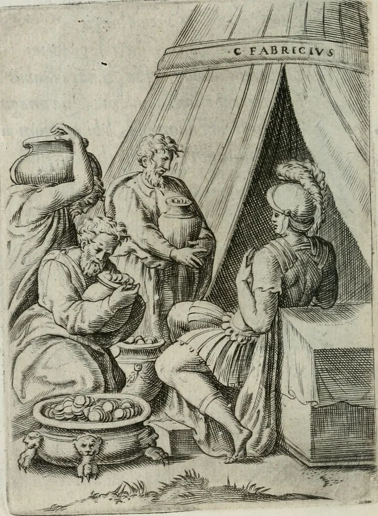 An illustration from Achillis Bocchii Bonon. Symbolicarum quaestionum, de vniuerso genere, quas serio ludebat, libri quinque, 1574, leaf 119