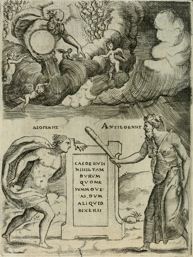 An illustration from Achillis Bocchii Bonon. Symbolicarum quaestionum, de vniuerso genere, quas serio ludebat, libri quinque, 1574, leaf 131