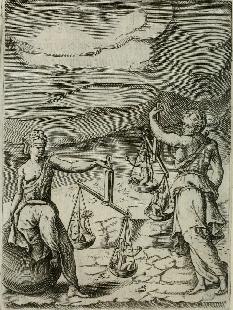 An illustration from Achillis Bocchii Bonon. Symbolicarum quaestionum, de vniuerso genere, quas serio ludebat, libri quinque, 1574, leaf 143