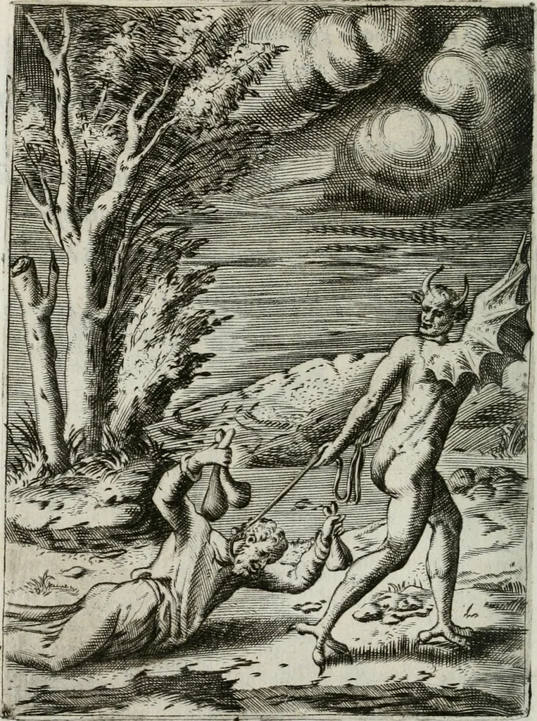 An illustration from Achillis Bocchii Bonon. Symbolicarum quaestionum, de vniuerso genere, quas serio ludebat, libri quinque, 1574, leaf 157
