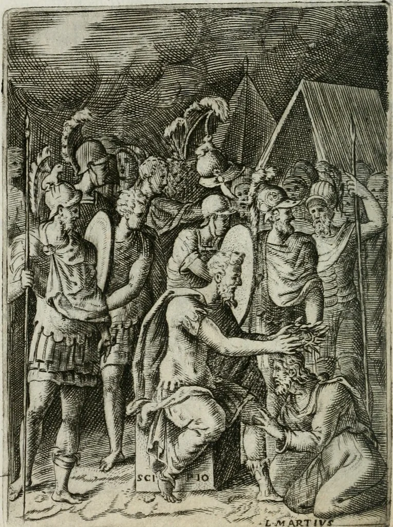 An illustration from Achillis Bocchii Bonon. Symbolicarum quaestionum, de vniuerso genere, quas serio ludebat, libri quinque, 1574, leaf 175