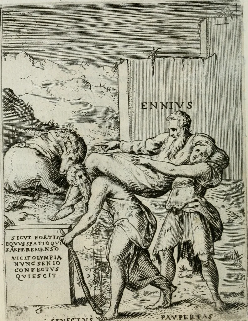 An illustration from Achillis Bocchii Bonon. Symbolicarum quaestionum, de vniuerso genere, quas serio ludebat, libri quinque, 1574, leaf 211
