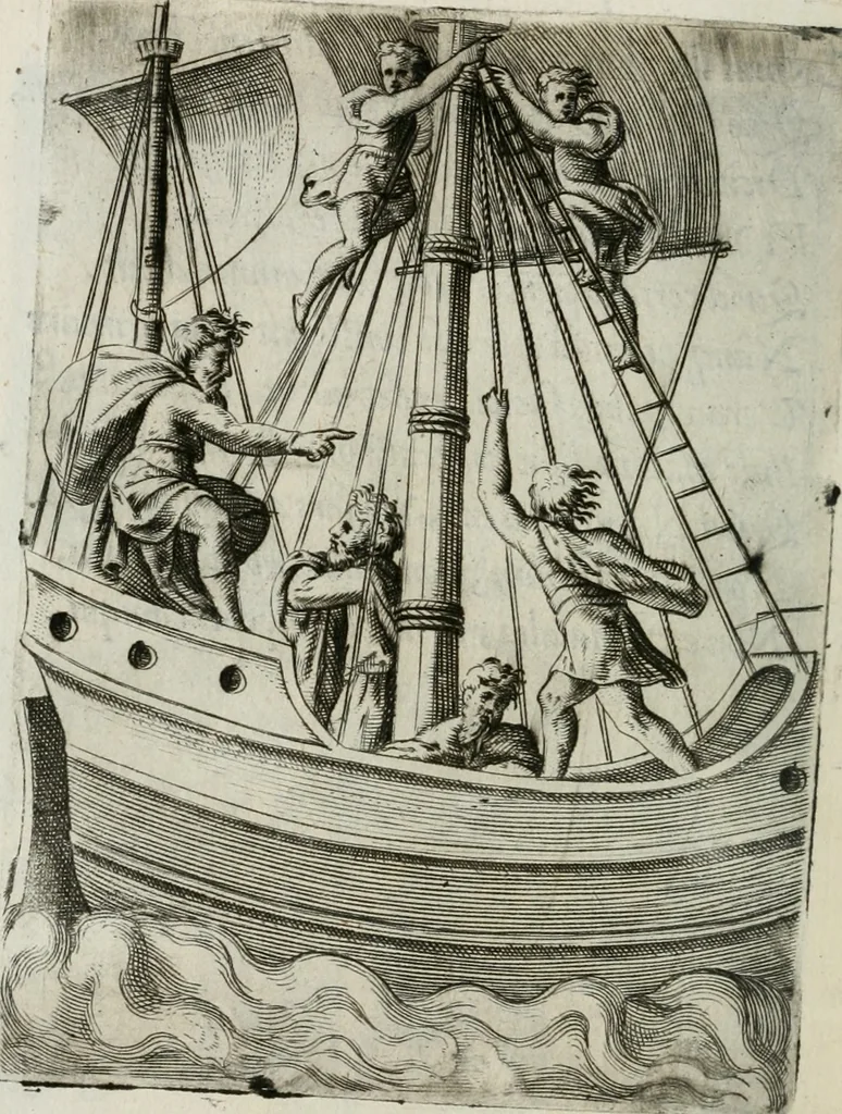 An illustration from Achillis Bocchii Bonon. Symbolicarum quaestionum, de vniuerso genere, quas serio ludebat, libri quinque, 1574, leaf 213