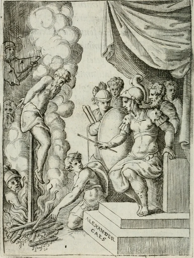 An illustration from Achillis Bocchii Bonon. Symbolicarum quaestionum, de vniuerso genere, quas serio ludebat, libri quinque, 1574, leaf 237
