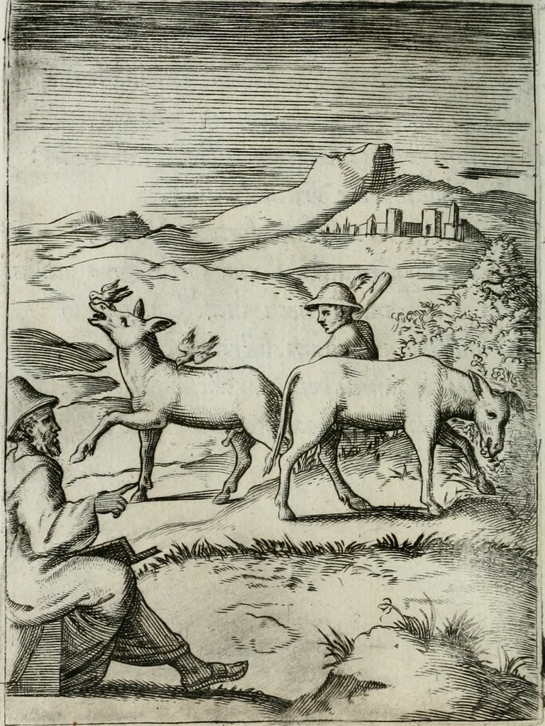 An illustration from Achillis Bocchii Bonon. Symbolicarum quaestionum, de vniuerso genere, quas serio ludebat, libri quinque, 1574, leaf 251
