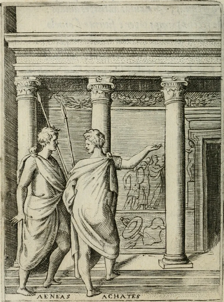 An illustration from Achillis Bocchii Bonon. Symbolicarum quaestionum, de vniuerso genere, quas serio ludebat, libri quinque, 1574, leaf 259