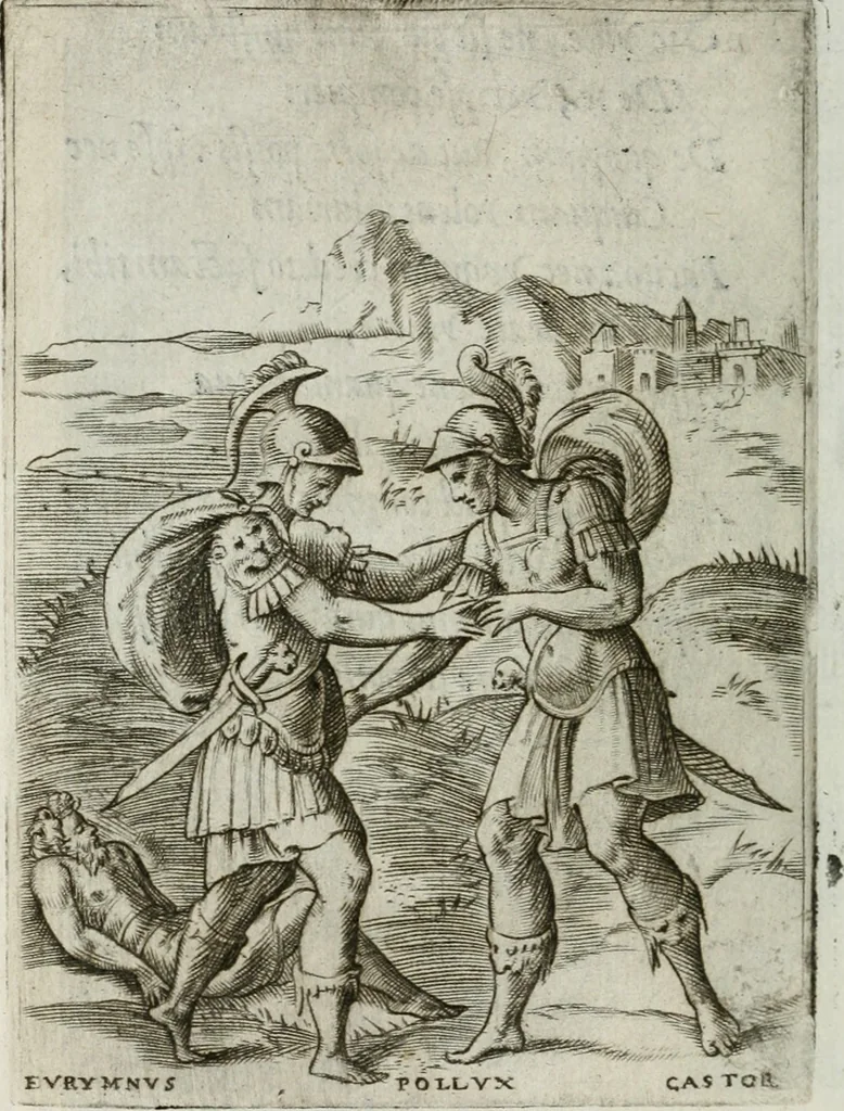 An illustration from Achillis Bocchii Bonon. Symbolicarum quaestionum, de vniuerso genere, quas serio ludebat, libri quinque, 1574, leaf 269