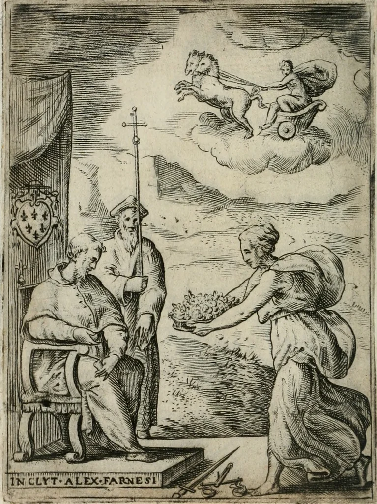 An illustration from Achillis Bocchii Bonon. Symbolicarum quaestionum, de vniuerso genere, quas serio ludebat, libri quinque, 1574, leaf 273