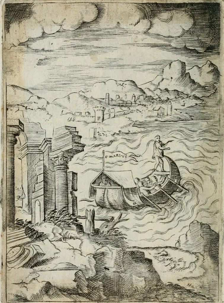 An illustration from Achillis Bocchii Bonon. Symbolicarum quaestionum, de vniuerso genere, quas serio ludebat, libri quinque, 1574, leaf 293