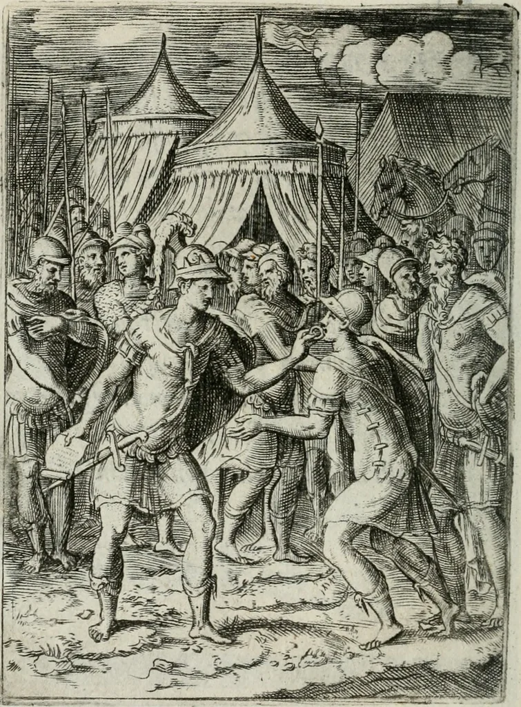 An illustration from Achillis Bocchii Bonon. Symbolicarum quaestionum, de vniuerso genere, quas serio ludebat, libri quinque, 1574, leaf 305