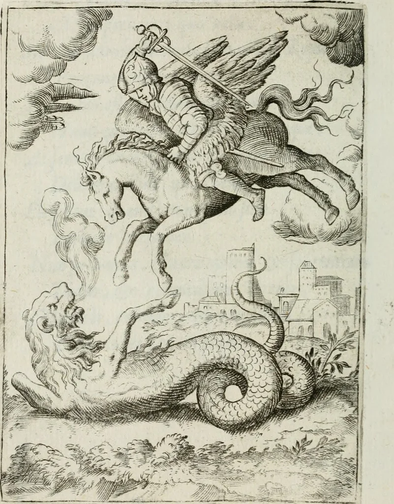 An illustration from Achillis Bocchii Bonon. Symbolicarum quaestionum, de vniuerso genere, quas serio ludebat, libri quinque, 1574, leaf 369