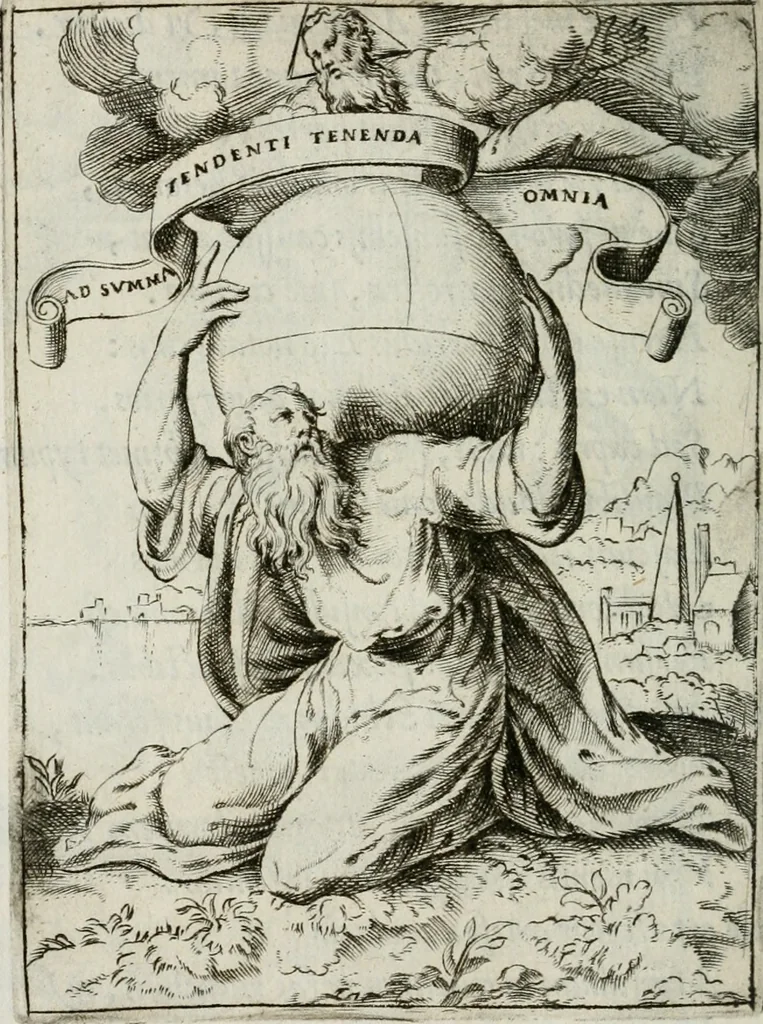 An illustration from Achillis Bocchii Bonon. Symbolicarum quaestionum, de vniuerso genere, quas serio ludebat, libri quinque, 1574, leaf 371