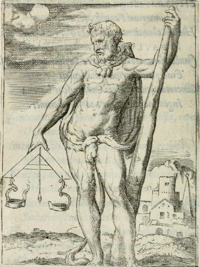 An illustration from Achillis Bocchii Bonon. Symbolicarum quaestionum, de vniuerso genere, quas serio ludebat, libri quinque, 1574, leaf 389
