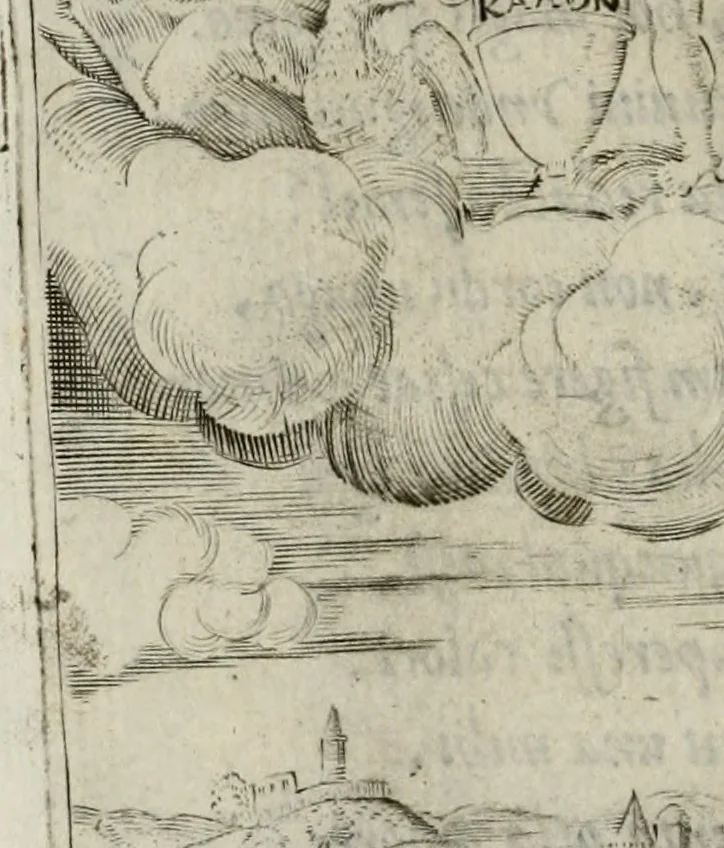 An illustration from Achillis Bocchii Bonon. Symbolicarum quaestionum, de vniuerso genere, quas serio ludebat, libri quinque, 1574, leaf 75