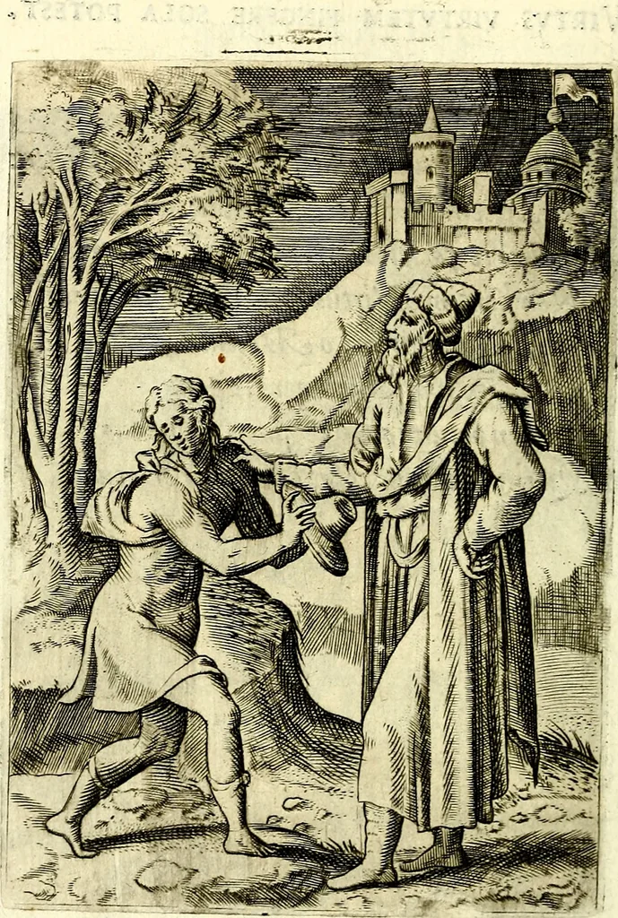 An illustration from Achillis Bocchii Bonon. Symbolicarvm qvaestionvm, de vniverso genere, quas serio ludebat, libri qvinqve, 1574, leaf 101