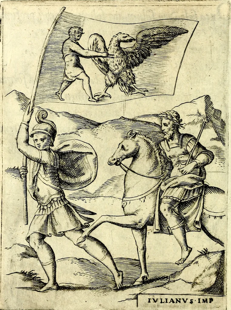 An illustration from Achillis Bocchii Bonon. Symbolicarvm qvaestionvm, de vniverso genere, quas serio ludebat, libri qvinqve, 1574, leaf 109