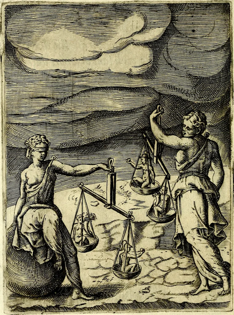 An illustration from Achillis Bocchii Bonon. Symbolicarvm qvaestionvm, de vniverso genere, quas serio ludebat, libri qvinqve, 1574, leaf 135