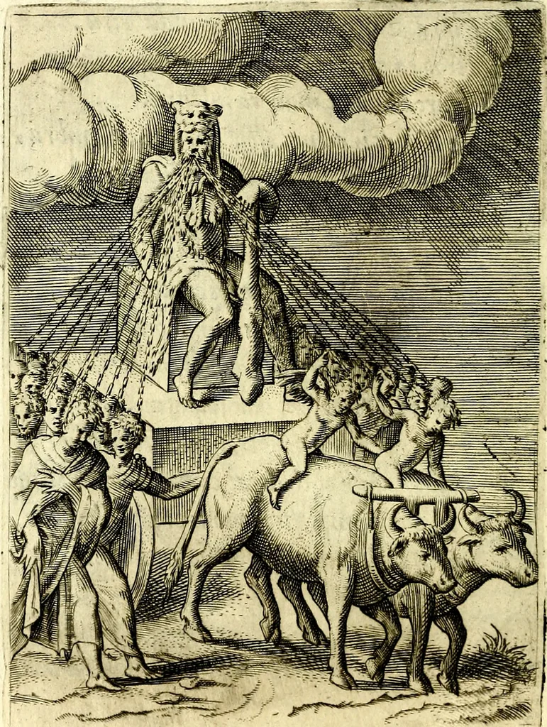An illustration from Achillis Bocchii Bonon. Symbolicarvm qvaestionvm, de vniverso genere, quas serio ludebat, libri qvinqve, 1574, leaf 139