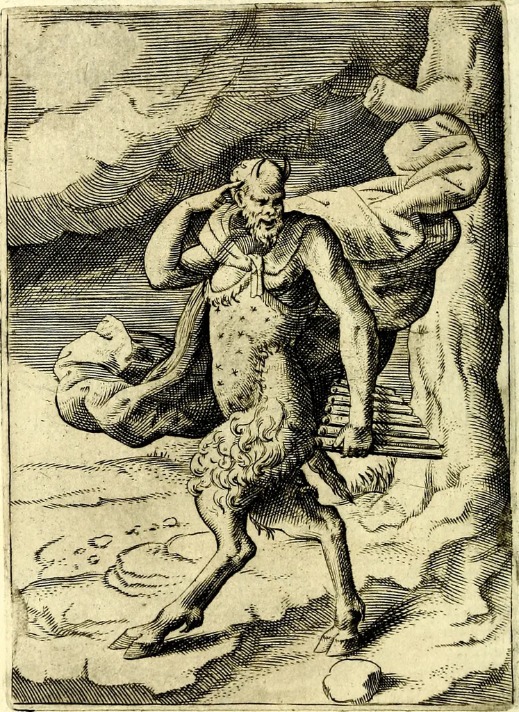 An illustration from Achillis Bocchii Bonon. Symbolicarvm qvaestionvm, de vniverso genere, quas serio ludebat, libri qvinqve, 1574, leaf 145