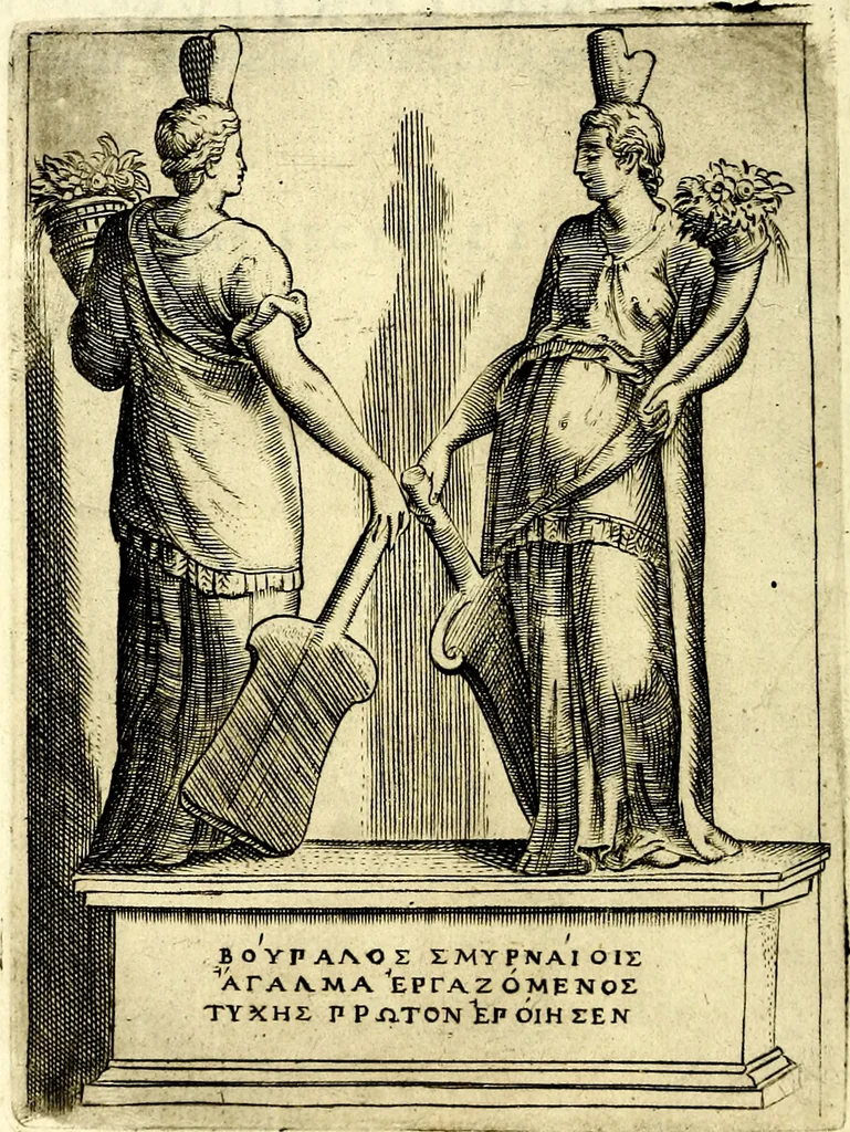 An illustration from Achillis Bocchii Bonon. Symbolicarvm qvaestionvm, de vniverso genere, quas serio ludebat, libri qvinqve, 1574, leaf 183
