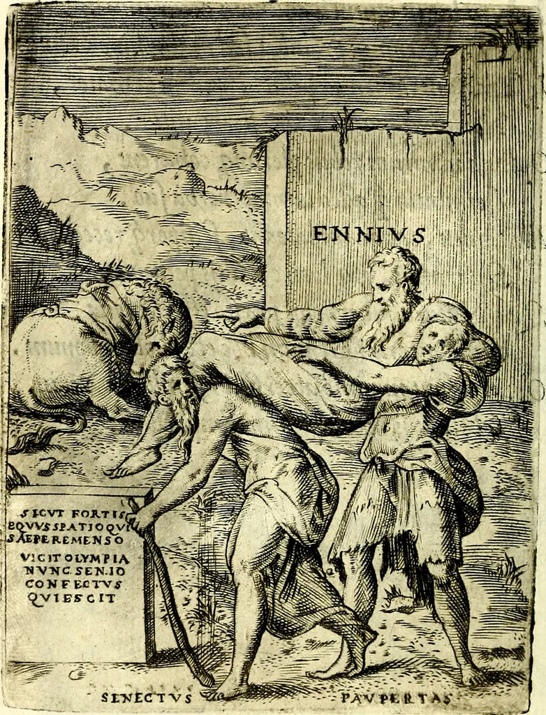 An illustration from Achillis Bocchii Bonon. Symbolicarvm qvaestionvm, de vniverso genere, quas serio ludebat, libri qvinqve, 1574, leaf 203