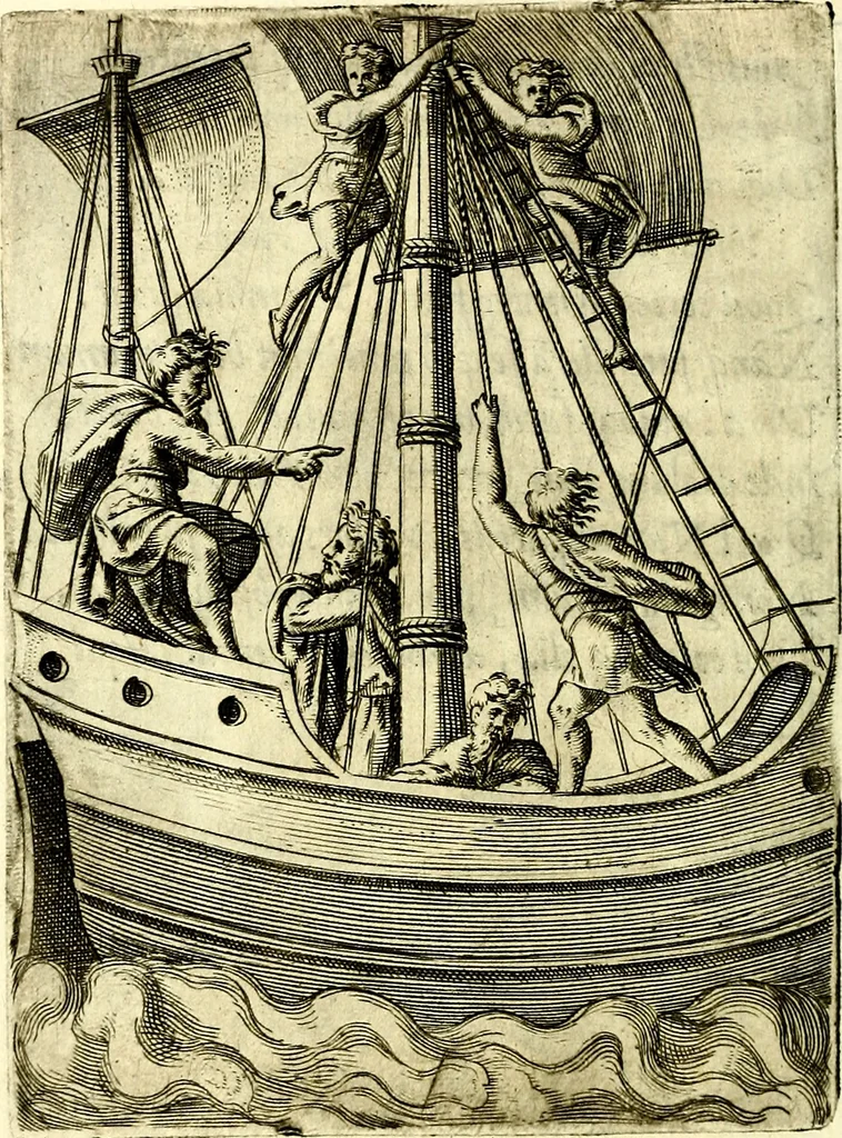 An illustration from Achillis Bocchii Bonon. Symbolicarvm qvaestionvm, de vniverso genere, quas serio ludebat, libri qvinqve, 1574, leaf 205