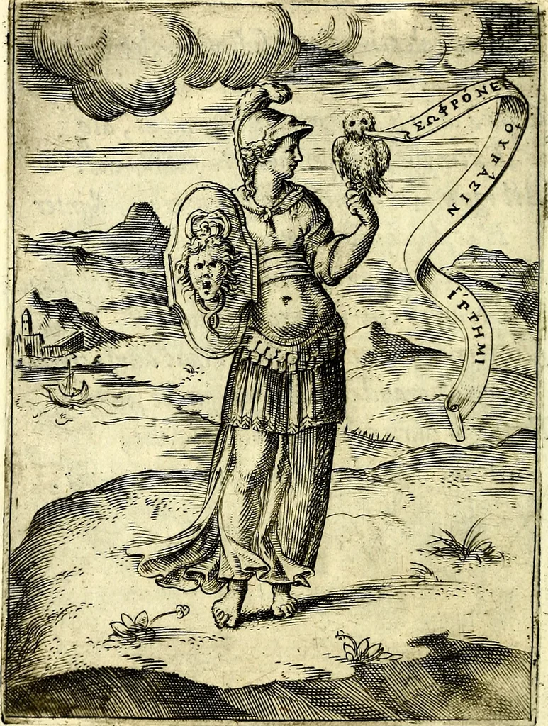 An illustration from Achillis Bocchii Bonon. Symbolicarvm qvaestionvm, de vniverso genere, quas serio ludebat, libri qvinqve, 1574, leaf 223