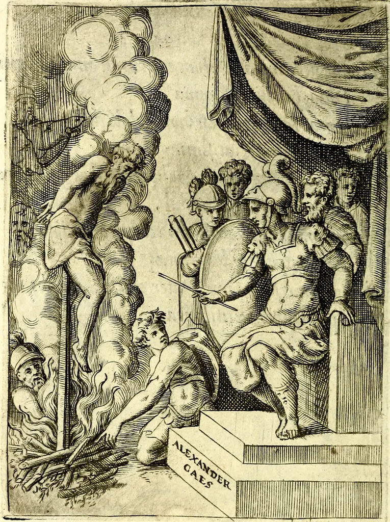 An illustration from Achillis Bocchii Bonon. Symbolicarvm qvaestionvm, de vniverso genere, quas serio ludebat, libri qvinqve, 1574, leaf 229