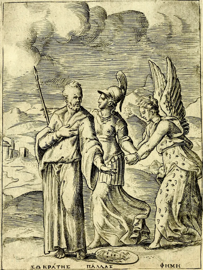 An illustration from Achillis Bocchii Bonon. Symbolicarvm qvaestionvm, de vniverso genere, quas serio ludebat, libri qvinqve, 1574, leaf 239